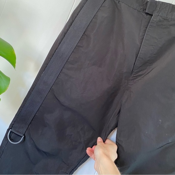 ALEXANDER Wang Utility Pants Metal Polyester Zipper Zip Ankles Track Black Retro - Picture 5 of 16